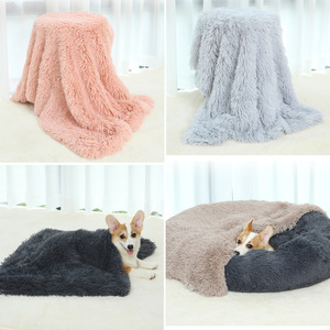 Couverture <span class=keywords><strong>de</strong></span> luxe <span class=keywords><strong>de</strong></span> créateur personnalisée en fausse fourrure pour animaux <span class=keywords><strong>de</strong></span> compagnie, <span class=keywords><strong>lit</strong></span> douillet d'extérieur pour <span class=keywords><strong>camp</strong></span> d'hiver pondéré, pour enfants humains, chiens, pique-nique. - Product Image 4