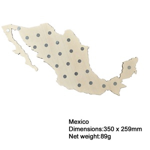 Support de marqueur de golf personnalisé et DIY en bois hexagonal pour chapeau, avec pochette de rangement et clip de suspension - Product Image 3