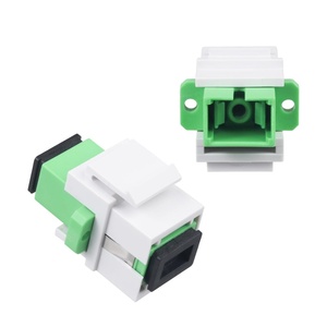 Coupleur Keystone Simplex Femelle-Femelle SC/APC pour Plaques Murales, <span class=keywords><strong>Adaptateur</strong></span> Fibre <span class=keywords><strong>Optique</strong></span>, Panneaux de Raccordement, Boîtiers de Montage en Surface - Product Image 5