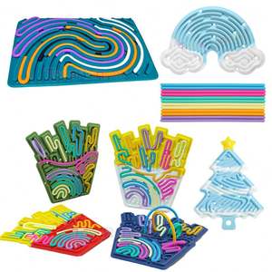 Wholesale Autism Silicone Sensory Diy Fidget <b>Toy</b> Board Kid Set Designers <b>Stress</b> Relief Bulk Handheld Fidget <b>Toys</b> for Adults - Product Image 6