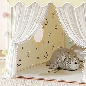 Logo personalizzato al coperto per le ragazze ragazzi piccola <span class=keywords><strong>tenda</strong></span> castello casa per il bambino letto separato casa 2 persona <span class=keywords><strong>tenda</strong></span> estiva - Product Image 6