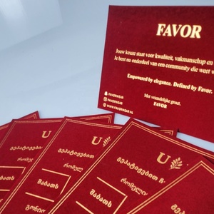 Invitaciones de Boda de Terciopelo Personalizadas con Impresión en Dorado, Sobres de Terciopelo con Acabado Brillante Autoadhesivo, Etiquetas de Embalaje Elegantes - Product Image 6