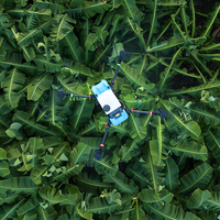 Grand drone agricole avec caméra HD GPS Construction en fibre de carbone Caractéristiques de haute sécurité Vol automatique