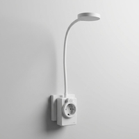 Lampe de lecture LED murale portable pour chambre d'hôtel moderne, avec contrôle tactile CCT flexible et variateur d'intensité, prise européenne