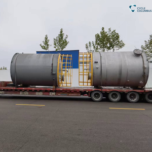 Aanpasbare, op skid gemonteerde roestvrijstalen drukvaten opslagtank, capaciteit 500L-10000L, corrosiebestendig, verplaatsbaar ontwerp - Product Image 2