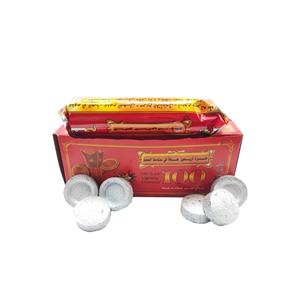 BAISEN durevole frutta infiammabile <span class=keywords><strong>carbone</strong></span> rotondo 6.5 g/<span class=keywords><strong>pz</strong></span> argento <span class=keywords><strong>carbone</strong></span> per narghilè - Product Image 3