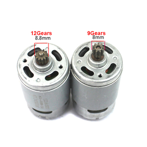 Motores de Imán Permanente de Alta Velocidad DC12V <span class=keywords><strong>RS</strong></span> 550 18V 12 Dientes RS550VH con Conmutación por Escobillas - Product Image 1