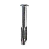 Ancres à tête ronde de 1/4 de pouce pour sols en béton, type Split Drive