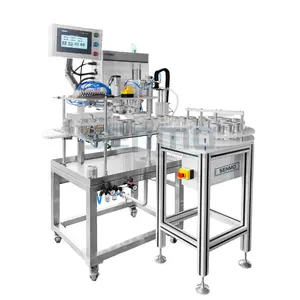 Small automatic beer canning machine for microbreweries