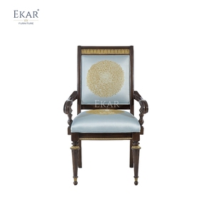 Meubles EKAR |   Chaise de salle à manger Regency Medallion Heritage - Sièges classiques américains de luxe - Product Image 1