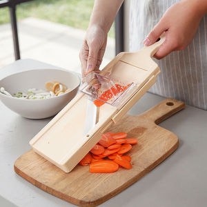 Coupeur de fruits et légumes large Super <span class=keywords><strong>Mandoline</strong></span> Slicer avec 4 lames en acier inoxydable japonais - Product Image 5