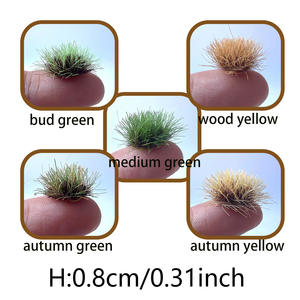 مواد يدوية الصنع تصنعها بنفسك للمناظر الطبيعية مجموعات زهور العشب ميكروديل لمحاكاة هواية الأرضية عرض الحالات - Product Image 5