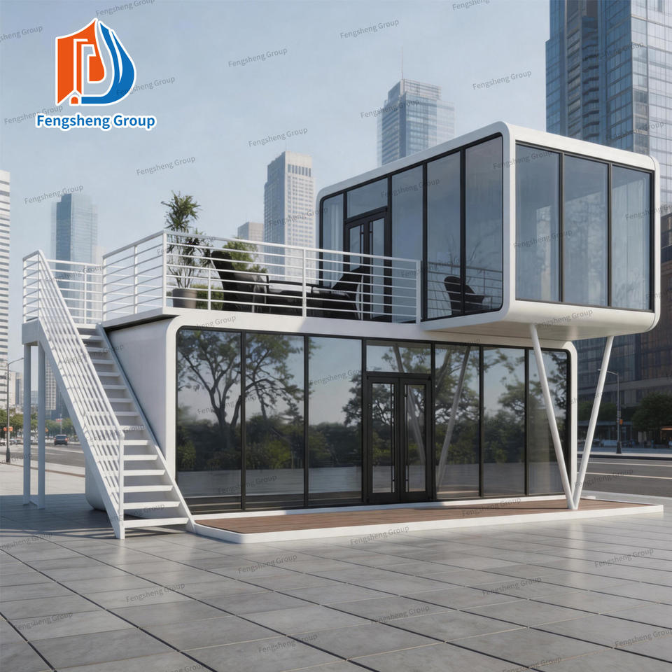 Two Level Apple Cabin Container House Prefab Home for Outdoor Living ...