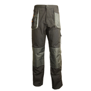 Nouveaux pantalons de travail extensibles polyvalents pour hommes coupe confortable pantalons décontractés résistants multi-poches toile à motif droit - Product Image 4