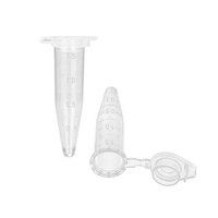 Tube de microcentrifugation conique Falcon MCT en plastique transparent pour laboratoire, 1,5 ml