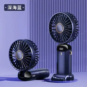 Handheld Fan PresentDesktop Diy Fan 4 Wind Blades Cooling Device