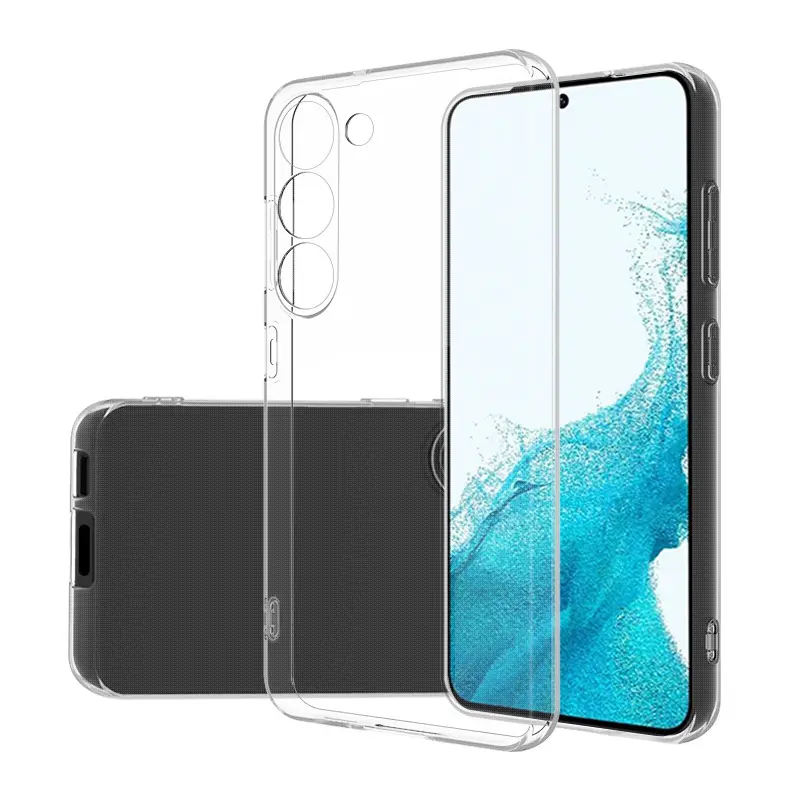 Shockproof Tpu Crystal Clear Phone Case For Samsung Galaxy S22 S23 Galaxy 5g Slim Transparent Back Cover Protective Case