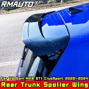 Aileron de toit arrière Golf MK8 GTI Noir brillant Style sportif Aileron de toit arrière pour VW Golf MK8 GTI ClubSport 2020-2024 Accessoires de voiture - Product Image 3