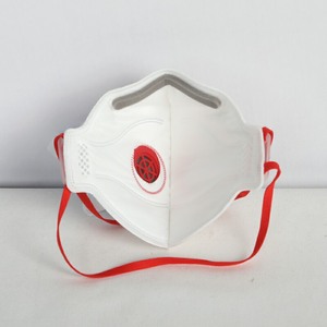 Masker wajah pelindung bersertifikasi CE, <span class=keywords><strong>Respirator</strong></span> pelindung debu dengan katup sekali pakai EN 149 <span class=keywords><strong>FFP1</strong></span> FFP2 FFP3 - Product Image 5