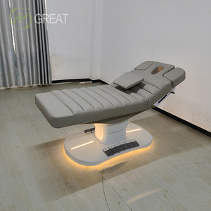 Luxury <strong>Salon</strong> Equipment Furniture Gold Spa Curve Massage Table Set Modern Lay Down Eyelash Facial Bed for <strong>Beauty</strong> Clinics - Product Image 5