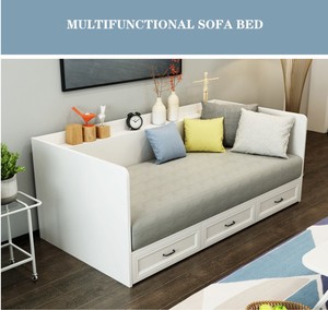 Giường Sofa Bằng Gỗ Đa Chức Năng Phong Cách Hiện Đại Và Đơn Giản Với Ngăn Kéo Ẩn - Product Image 4