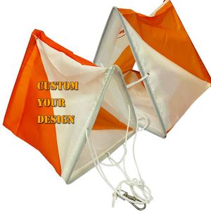 Bandiera di controllo bandiera personalizzata di alta qualità all'ingrosso con gancio di fissaggio bandiere di controllo 30x30cm <span class=keywords><strong>per</strong></span> Orienteering - Product Image 1