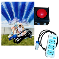 Télécommande à bouton rouge, pour canon à confettis et lanceur de fumée pour révélation du sexe