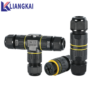 Liangkai M20防水IP68 MMCXケーブルコネクタ屋外用15A 230V定格ABSハウジングラウンド形状 - Product Image 1