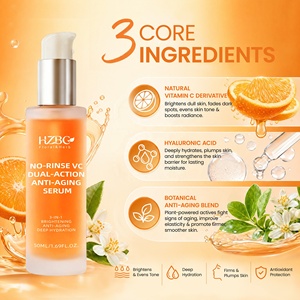 Suero Antienvejecimiento de Doble Acción con Vitamina C Sin Enjuague OEM - 20% Vitamina C y Ácido Ferúlico, Tratamiento Iluminador y Reafirmante para <span class=keywords><strong>el</strong></span> <span class=keywords><strong>Rostro</strong></span> - Product Image 2