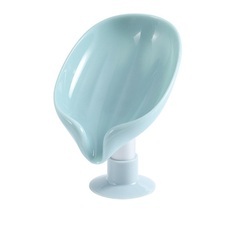 New 2026 Leaf Shape Drain Box Shower <b>Soap</b> <b>Holder</b> Dish Storage Plate Tray Supplies Bathroom Gadgets - Product Image 5
