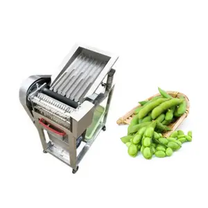 Machine de décortiqueur de pois verts à structure forte machine de décortiqueur de couverture de soja