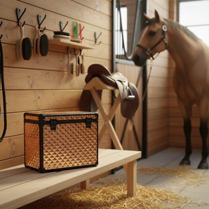 Özel Alüminyum Alaşımlı Alet Çantası Büyük At Bakım Saklama Çantası Profesyonel Güzellik Alet Çantası - Product Image 5