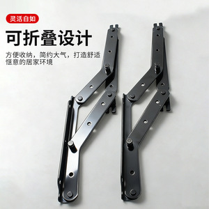 Sofa <b>Bed</b> Hinge C69 1 Telescopic <b>Sliding</b> Hardware Folding Furniture Connecting Joint Surface Mount Cold Rolled Steel Durable - Product Image 4