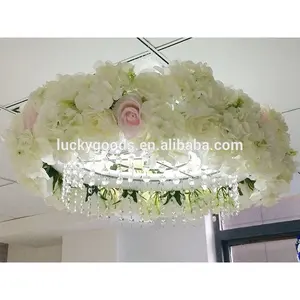 LFB267 65 ซม.งานแต่งงานเวทีเพดานดอกไม้แขวนตกแต่งสำหรับขาย