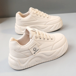 Chaussures pour femmes 2024, chaussures de sport décontractées à bout rond, semelle épaisse, tendance mode, chaussures pour femmes - Product Image 4