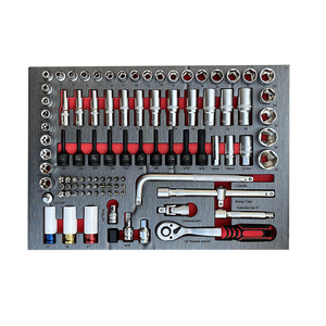 Ensemble d'outils de réparation automobile en acier au carbone de 369 pièces avec boîte de rangement EVA, clé à cliquet à 72 dents, kit de douilles pour l'entretien des véhicules - Product Image 5