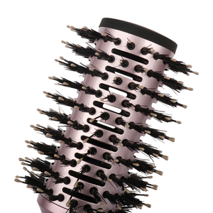 Cepillo de pelo de barril redondo personalizado con cerdas de jabalí, extensión de salón rizado nano iónico térmico de cerámica, secado por soplado, rizador de estilo - Product Image 5