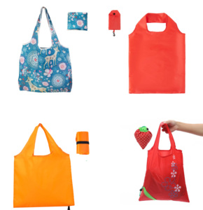 BSCI <span class=keywords><strong>Carrefour</strong></span> <span class=keywords><strong>Sac</strong></span> à provisions en vrac pliable réutilisable en nylon compact écologique - Product Image 4