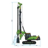 KR125A — plate-forme rotative hydraulique pour construction de route, machine de forage