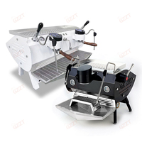 Machine à expresso semi-automatique à double chaudière 1,1 L, professionnelle, commerciale et domestique, à tête unique, pour café, cappuccino et latte