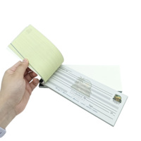 Carnet de reçus autocopiants NCR coloré sur mesure pour factures de restaurants et hôtels