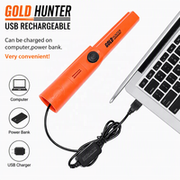 Détecteur de métaux portatif industriel rechargeable par USB, étanche IP68, détecteur d'or souterrain, 10 pouces, livraison gratuite