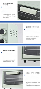 Horno Eléctrico Doméstico de 12L, Horno Multifuncional Pequeño para Hornear, Horno de Convección para Cocina Pequeña con Gran Capacidad de Fermentación - Product Image 6