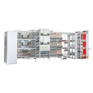 New Rustproof 3-Tier A-Frame Layer Cage- 5-Door Hot-Dip <strong>Galvanized</strong> System 120 Layers Capacity for Commercial Egg Farms - Product Image 4