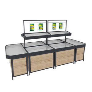 Exhibidor de Frutas y Verduras de Doble Capa, de Pie, Venta Directa de Fábrica, Apto para Supermercados - Product Image 2