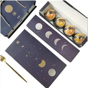 Индивидуальный Логотип, персонализированные бумажные складные коробки для выпечки яиц, тортов, десертов