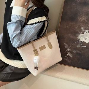 Amiqi popolari borse da <span class=keywords><strong>donna</strong></span> ad alta capacità nuova borsa Tote a spalla goffrata in pelle sintetica borsa da <span class=keywords><strong>donna</strong></span> - Product Image 2