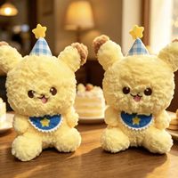 Boneka Plush Butterbear Kawaii Super Lembut 8 Inci - Hewan Boneka Penghilang Stres yang Lucu