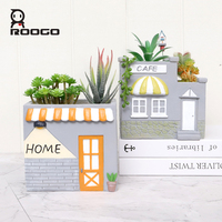 Mini-jardinière fantaisie en résine, décoration de jardin, pot à plantes succulentes fait main personnalisé, motif animal mignon, idéal pour offrir