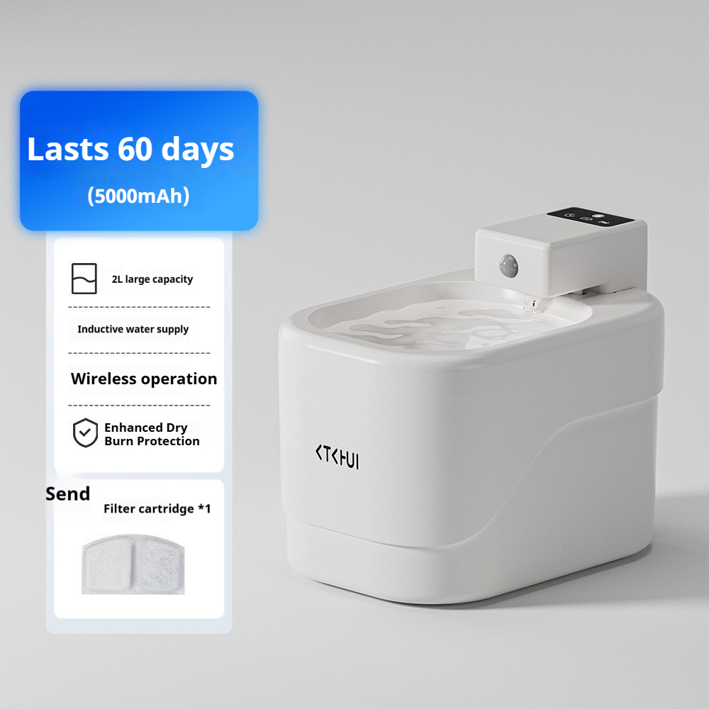 Blanc* Modèle amélioré [Minuterie intelligente 5 000 mAh] Filtre gratuit inclus